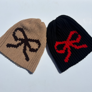 Crochet Bow Beanies