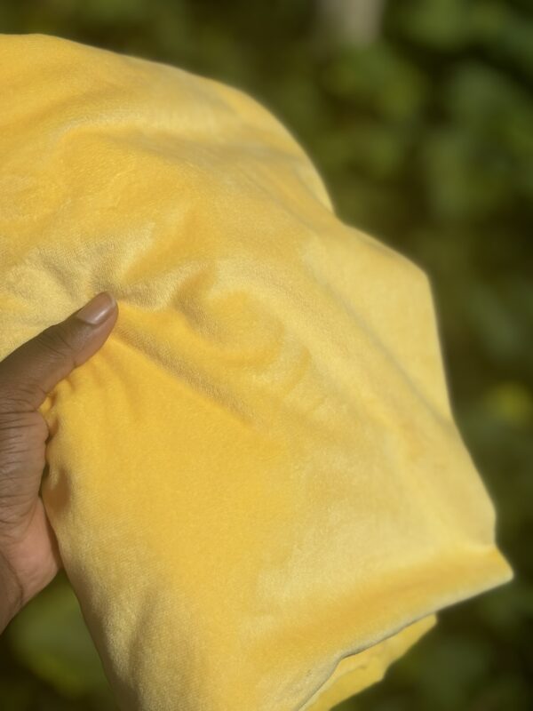 1 1/4 Yard Light Yellow Plush