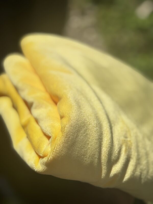 1 1/4 Yard Light Yellow Plush