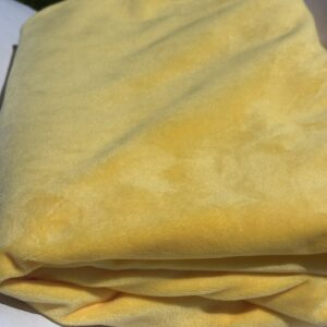 1 1/4 Yard Light Yellow Plush
