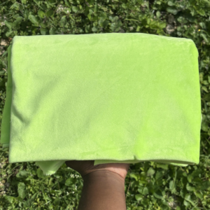 1 Yard Lime Green Plush